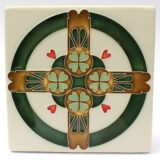 Swedish hearts tile 8x8