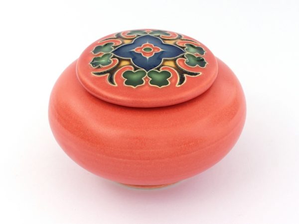Trellis covered jar