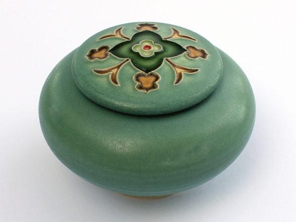 Wildflower covered jar - Image 2